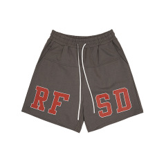 Summer new product 420g heavyweight fashion brand shorts loose sports casual printed shorts for men