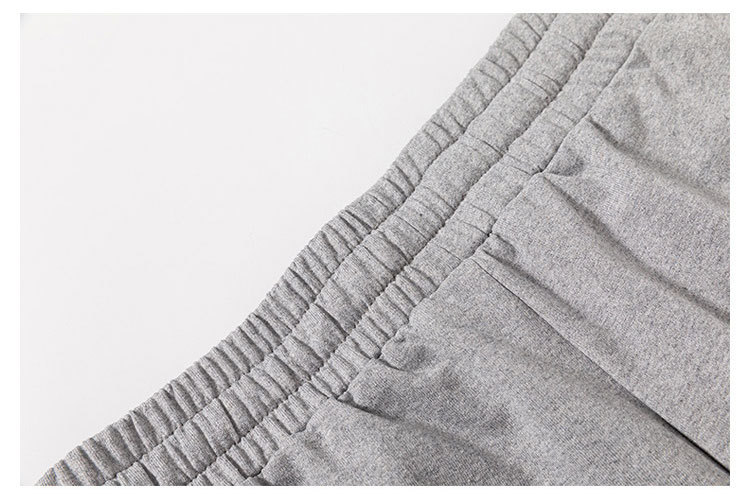 Summer solid color street loose wide-leg casual sports shorts