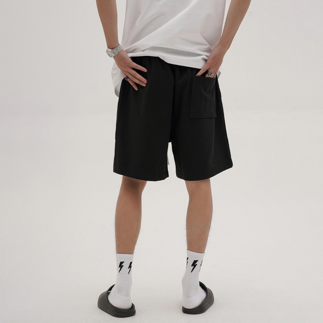 Summer new product 420g heavyweight fashion brand shorts loose sports casual printed shorts for men