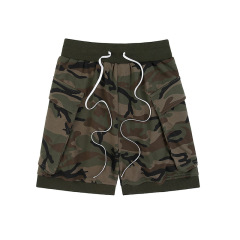 New summer men's loose camouflage casual shorts