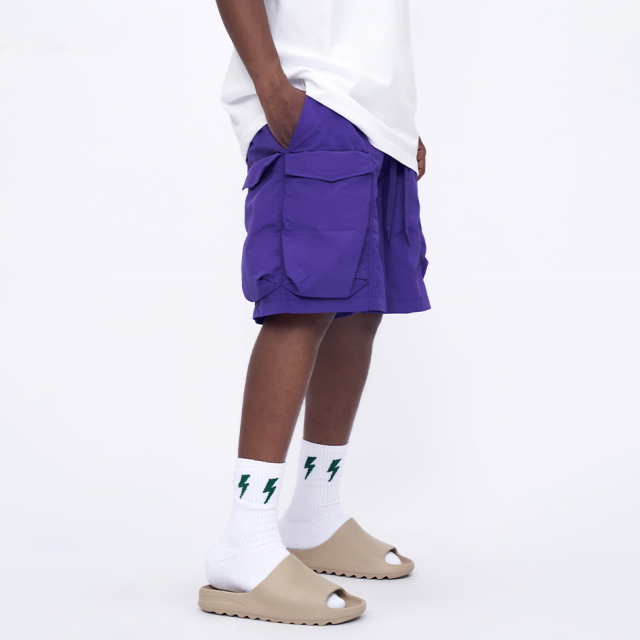 New Spring and Summer Outdoor Loose Side Pocket Cargo Men's Shorts