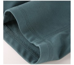 350g heavyweight terry short sweatpants drawstring loose casual solid color men's sports casual shorts