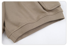 Summer new hip-hop shorts extended drawstring large pocket shorts for men