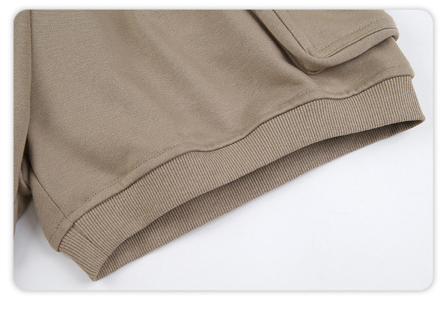 Summer new hip-hop shorts extended drawstring large pocket shorts for men