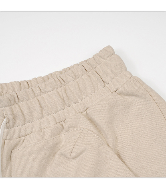 Summer new multi-pocket 400g heavyweight loose overalls shorts for men