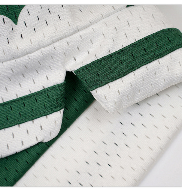 Summer heavyweight 400g mesh embroidered street loose shorts for men