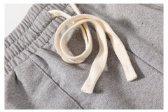 Summer solid color street loose wide-leg casual sports shorts