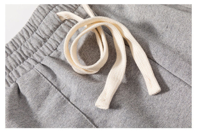 Summer solid color street loose wide-leg casual sports shorts