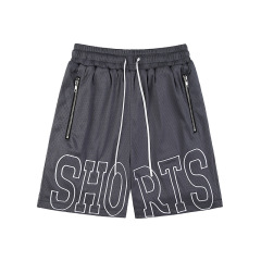 Summer new hip-hop drawstring basketball sports casual shorts for men
