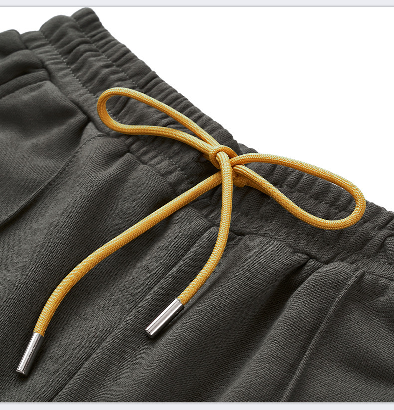 New spring and summer loose casual embroidered straight shorts for men