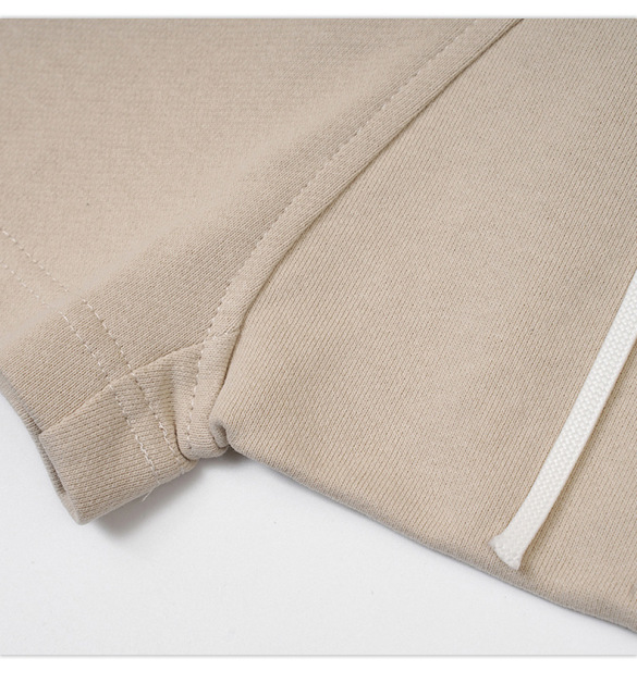 Summer heavyweight 400g new embroidered shorts loose street shorts for men