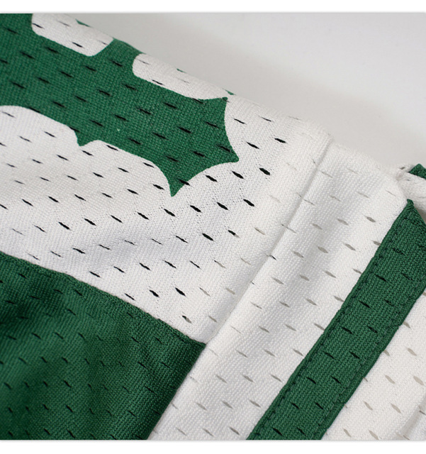 Summer heavyweight 400g mesh embroidered street loose shorts for men