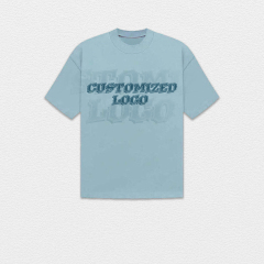 Custom T Shirts Oversized Washed Printed Boxy Cut Tshirt Men Comfort Colors