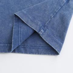 Heavyweight Blank 100% Cotton Streetwear Custom Acid Wash Oversize 250 G Vintage Acid Wash Tshirt Men