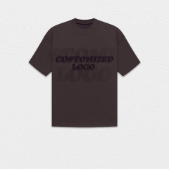 Custom T Shirts Oversized Washed Printed Boxy Cut Tshirt Men Comfort Colors