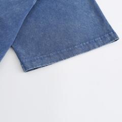 Heavyweight Blank 100% Cotton Streetwear Custom Acid Wash Oversize 250 G Vintage Acid Wash Tshirt Men