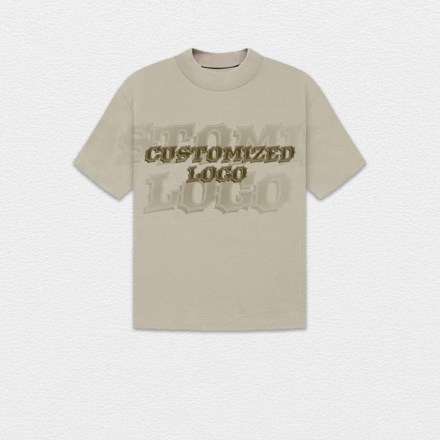 Custom T Shirts Oversized Washed Printed Boxy Cut Tshirt Men Comfort Colors