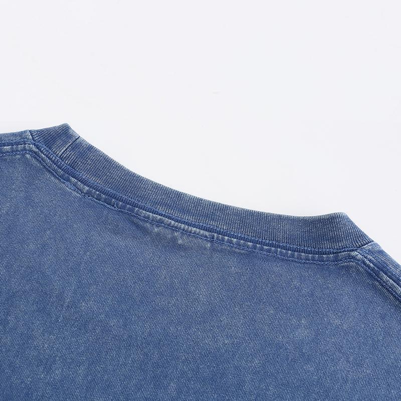 Heavyweight Blank 100% Cotton Streetwear Custom Acid Wash Oversize 250 G Vintage Acid Wash Tshirt Men