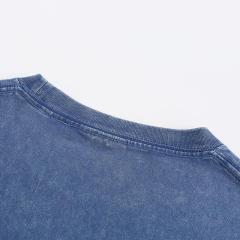 Heavyweight Blank 100% Cotton Streetwear Custom Acid Wash Oversize 250 G Vintage Acid Wash Tshirt Men