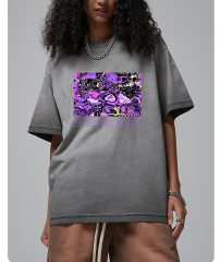 Acid Washed Heavyweight Trendy Street T-Shirt