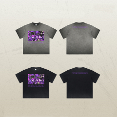 Acid Washed Heavyweight Trendy Street T-Shirt
