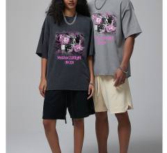 Acid Washed Heavyweight Trendy Street T-Shirt