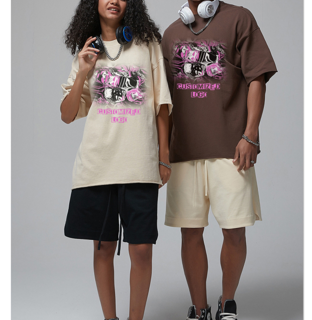 Acid Washed Heavyweight Trendy Street T-Shirt