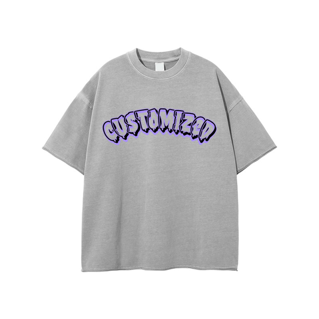 Heavyweight High Quality Fashion Acid Wash Shirt