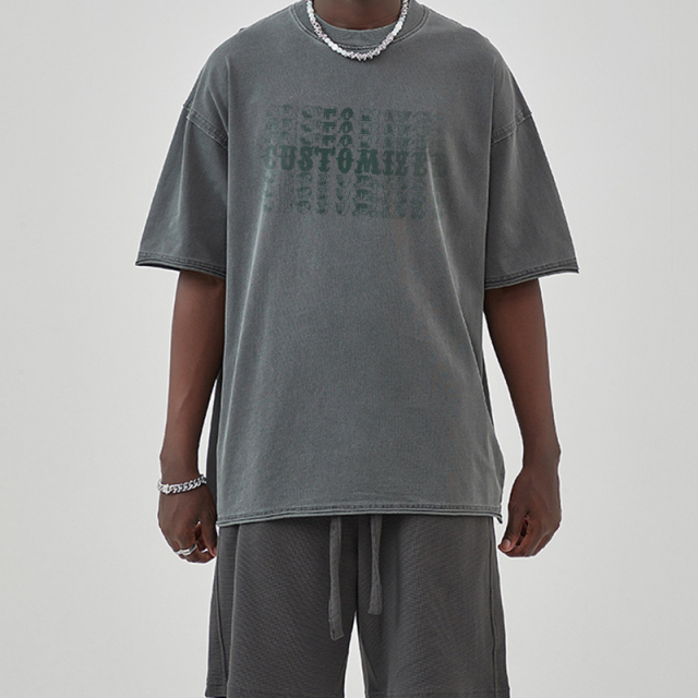 High Quality Acid Wash Tshirt Oversized