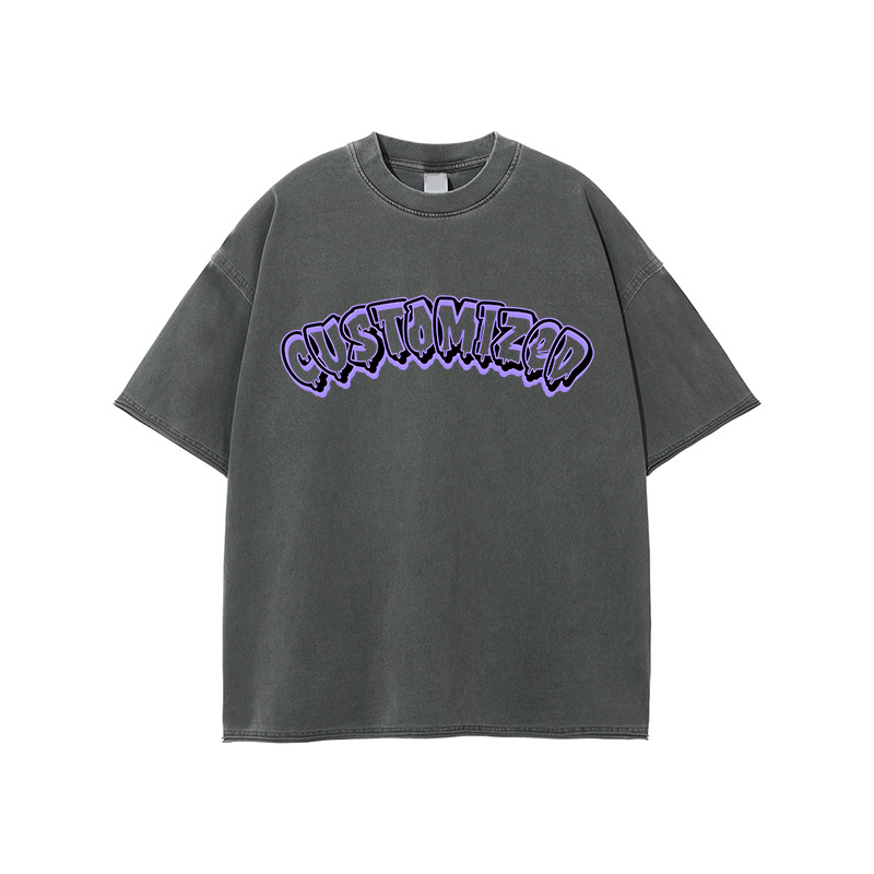 Heavyweight High Quality Fashion Acid Wash Shirt