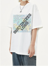 Cotton Vintage Graphic Oversized Tshirt