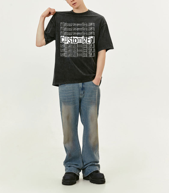 Oversized Tshirt Acid Wash
