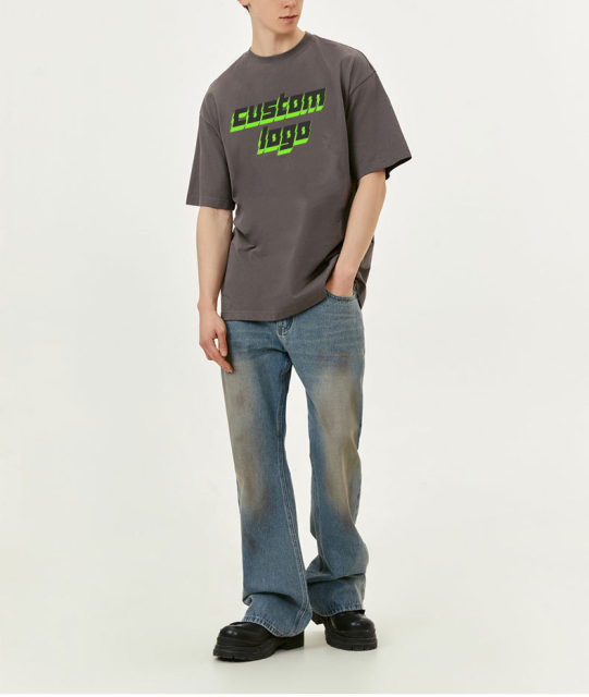 Oversized Tshirt Acid Wash