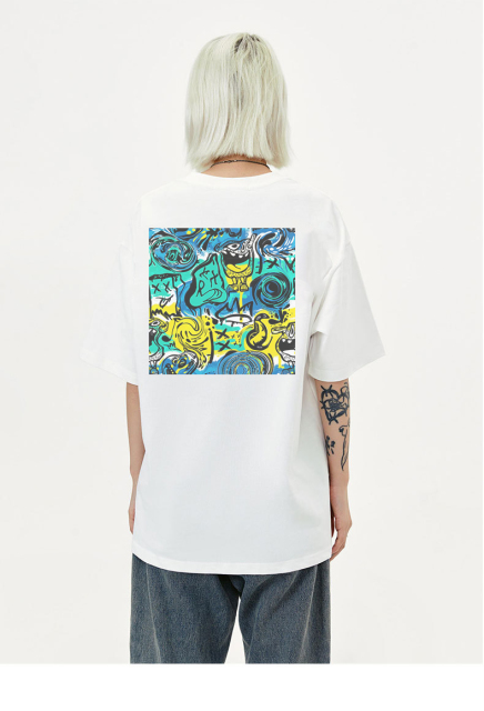 Cotton Vintage Graphic Oversized Tshirt
