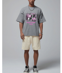 Acid Washed Heavyweight Trendy Street T-Shirt