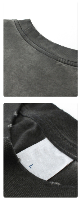 Acid Washed Heavyweight Trendy Street T-Shirt