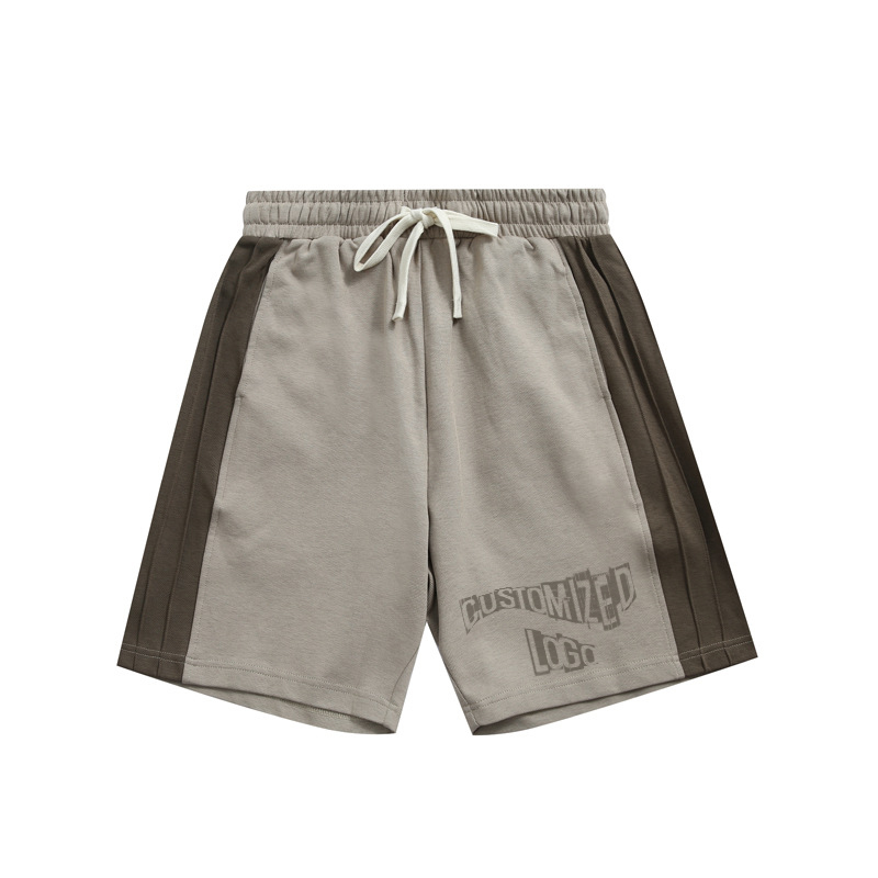 Summer Athletic Youth Drawstring Cotton Shorts
