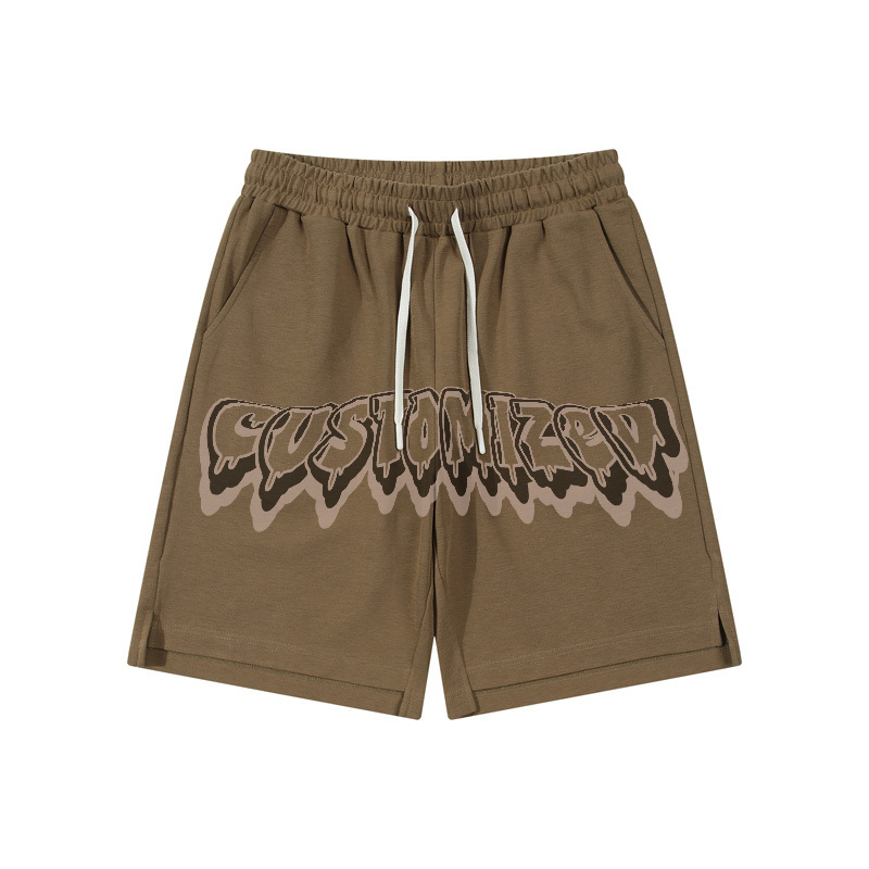 Custom Logo Gym Cotton Running Shorts