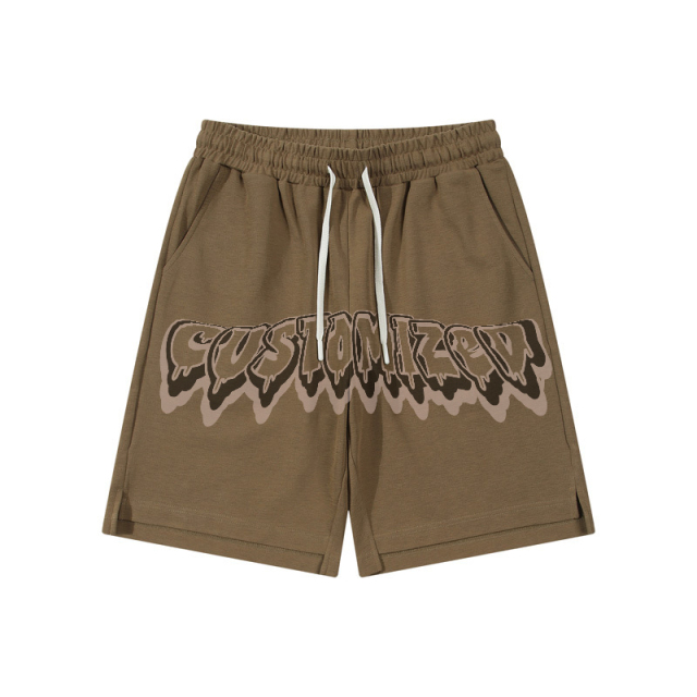 Custom Logo Gym Cotton Running Shorts