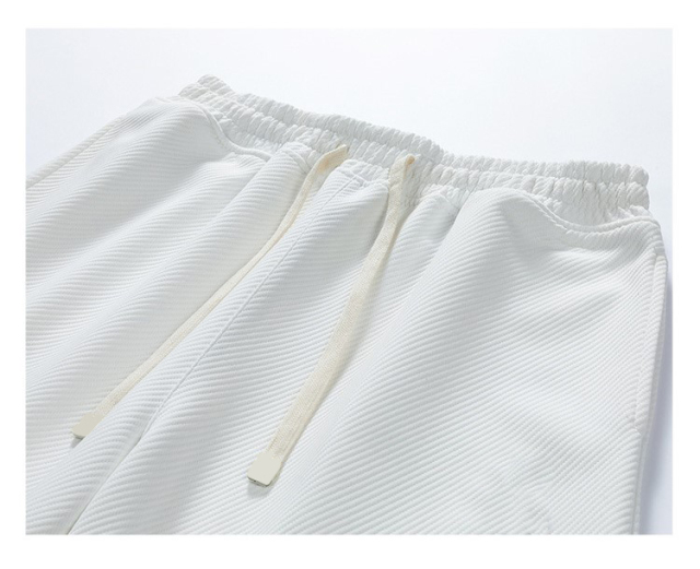 Custom Embroidered Logo Plus Size Mens Workout Sweat Shorts