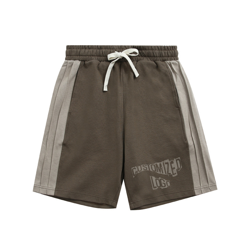 Summer Athletic Youth Drawstring Cotton Shorts