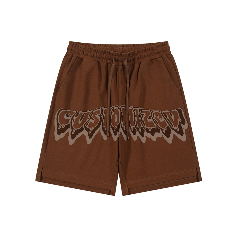 Custom Logo Gym Cotton Running Shorts