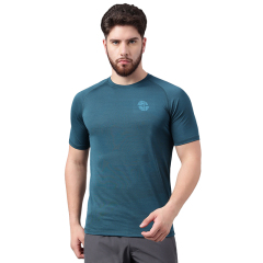 Custom Logo Running Shirt Compression Slim Fit T-Shirt Men Gym Clothing Summer Fashion Quick Dry Bodybuilding Fitness Tops Tees