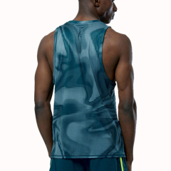 Muscle Singlet Quick Dry Gym Men Tank Top Bodybuilding Fitness Running Custom Logo Tank Top