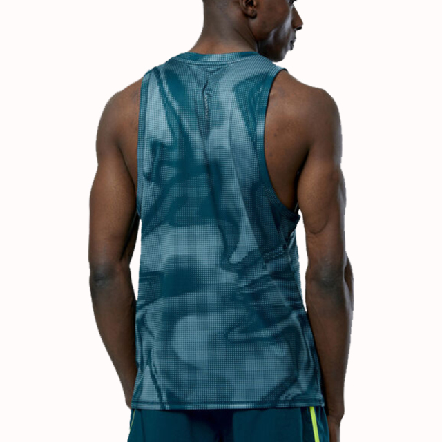 Muscle Singlet Quick Dry Gym Men Tank Top Bodybuilding Fitness Running Custom Logo Tank Top