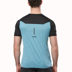 Men'S Summer Short Sleeve Fast Dry Breathable Casual Gym T Shirt Color Contrast Reflective Stripe Fitness T-Shirts