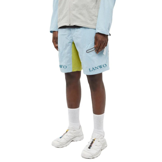 Men Utility Streetwear Stretchy Nylon High Quality Performance Hiking Shorts With Zipper Pockets