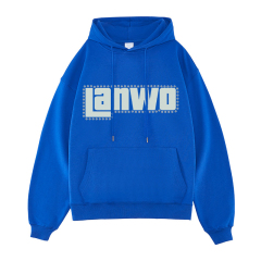 With Rhinestone Plain Raw Hem No Strings Hoodies Men Sweatshirt Pullover Hip Hop Tops Custom Puff Printing Unisex Cropped Hoodie