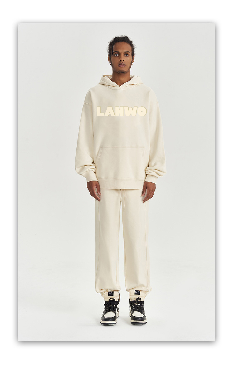 With Rhinestone Plain Raw Hem No Strings Hoodies Men Sweatshirt Pullover Hip Hop Tops Custom Puff Printing Unisex Cropped Hoodie