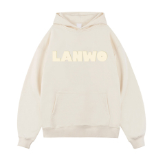 With Rhinestone Plain Raw Hem No Strings Hoodies Men Sweatshirt Pullover Hip Hop Tops Custom Puff Printing Unisex Cropped Hoodie